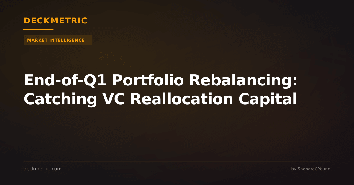 End-of-Q1 Portfolio Rebalancing: Catching VC Reallocation Capital