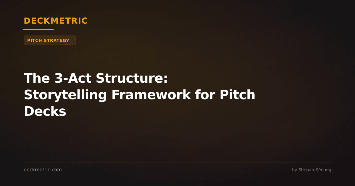 The 3-Act Structure: Storytelling Framework for Pitch Decks